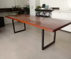 Mesa de Jantar de Madeira demolição 2×90