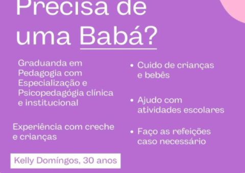 Babá e Cuidadora de Criança