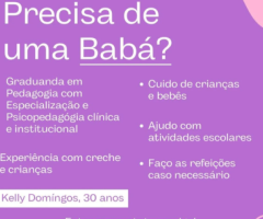 Babá e Cuidadora de Criança - 1/1