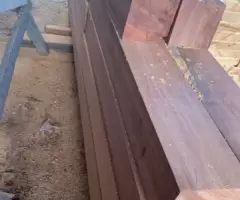 Madeira para construção - Vigas e pilares 17x17 angelim vermelho
