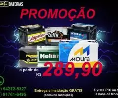 Baterias a partir de $289,90