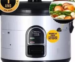 Panela Elétrica de Arroz 5 xícaras 1L - Com legumeira - Multifuncional - In Brasil
