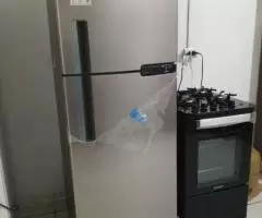 Geladeira Brastemp Frost Free Duplex 375L Inox