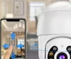 Câmera Ip Wi-Fi externa HD sensor de movimento Ptz