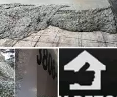 Concreto bombeado e piso polido