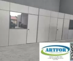 Divisórias escritório eucatex, divisórias ambientes eucatex, salas em divisórias eucatex