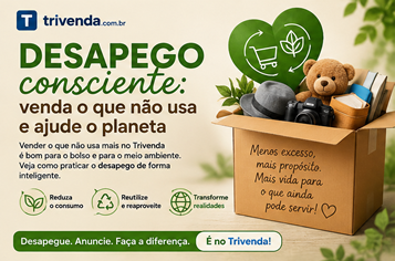 Desapego consciente: venda o que não usa e ajude o planeta